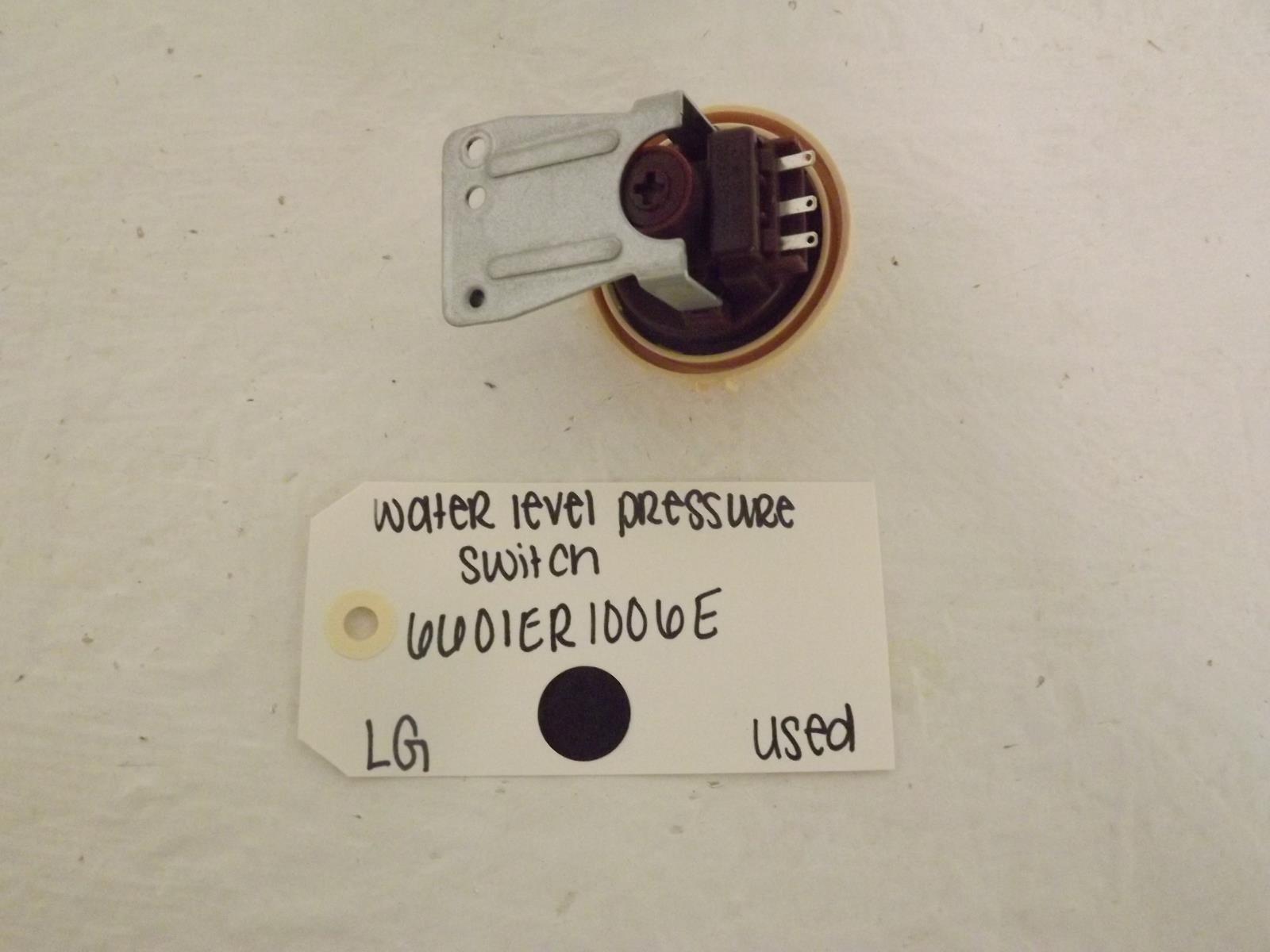 LG Washer 6601ER1006E Water Level Pressure Switch Used LG Washer 6601ER1006E Water Level Pressure Switch Used